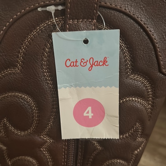 Brown Poly Cowgirl boots - Picture 3 of 3